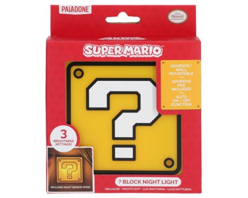 LÁMPARA QUESTION BLOCK DE SUPER MARIO 19 CM PALADONE REDSTRING PP11595NN