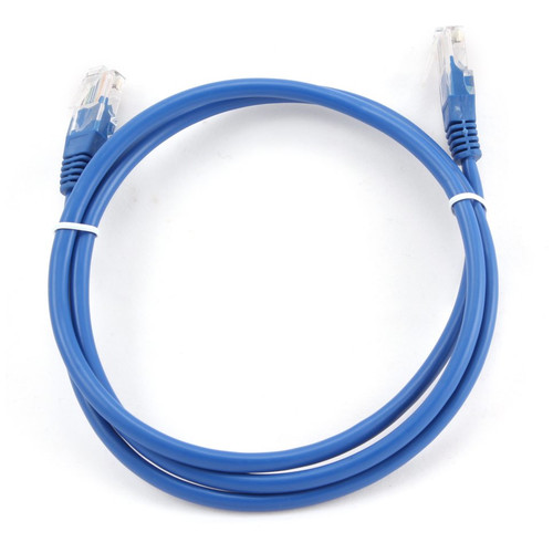 Cable CAT5E UTP moldeado 1m Azul-DI0 Cable CAT5E UTP moldeado 1m Azul