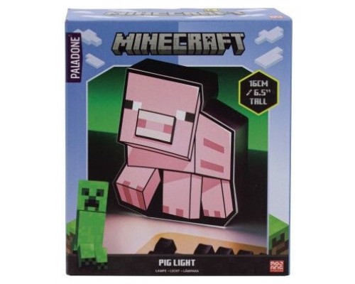 LÁMPARA MINECRAFT CERDO (PIG BOX) PALADONE REDSTRING PP9466MCF