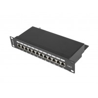 Patch panel lanberg 12 puertos 1u