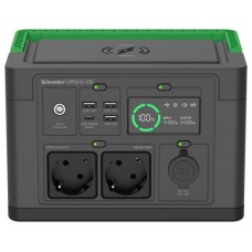 SCHNEIDER OFFGRID PORTABLE POWER STATION 330, 332WH LITHIUM-ION, 2 SCHUKO, SINEWAVE