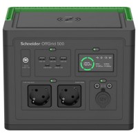 SCHNEIDER OFFGRID PORTABLE POWER STATION 500, 517 WH LITHIUM-ION, 2 SCHUKO, SINEWAVE