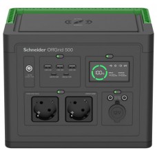 SCHNEIDER OFFGRID PORTABLE POWER STATION 500, 517 WH LITHIUM-ION, 2 SCHUKO, SINEWAVE