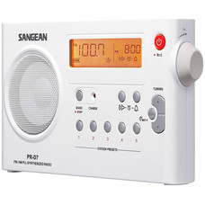 SANGEAN PR-D7 BLANCO / RADIO DESPERTADOR PORTÁTIL-M014 SANGEAN PR-D7 BLANCO / RADIO DESPERTADOR PORTÁTIL