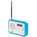 SANGEAN PRD18 B-A AZUL, BLANCO / RADIO DESPERTADOR PORT&Aacute;TIL
