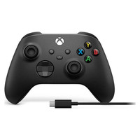 MICROSOFT MANDO + CABLE USB-C NEGRO / MANDO INAL&Aacute;MBRICO XBOX + CABLE USB-C