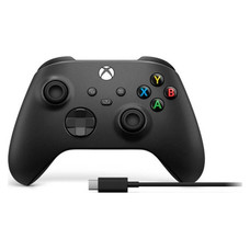 MICROSOFT MANDO + CABLE USB-C NEGRO / MANDO INAL&Aacute;MBRICO XBOX + CABLE USB-C