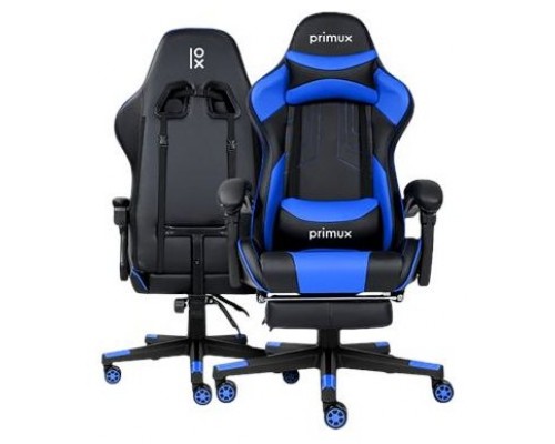 SILLA GAMING PRIMUX ECLIPSE COBALTO NEGRO/AZUL-Desprecintado