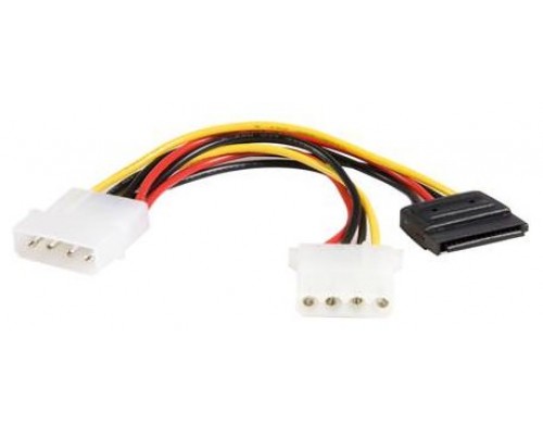 STARTECH CABLE ADAPTADOR 15CM LP4 A LP4 Y SATA