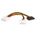 STARTECH CABLE ADAPTADOR 15CM LP4 A LP4 Y SATA