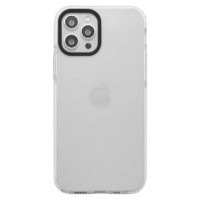 FUNDA QCHARX TRANSPARENTE IPHONE 16E BLANCO