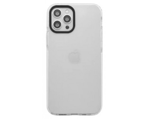 FUNDA QCHARX TRANSPARENTE IPHONE 16E BLANCO