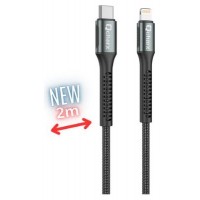 CABLE QCHARX PRAGUE LIGHTNING 2M