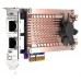 QNAP QM2-2P2G2T adaptador y tarjeta de red Interno Ethernet 2500 Mbit/s