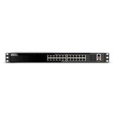 QNAP QSW-M3224-24T switch Gestionado L3 10G Ethernet (100/1000/10000) 1U Negro, Plata