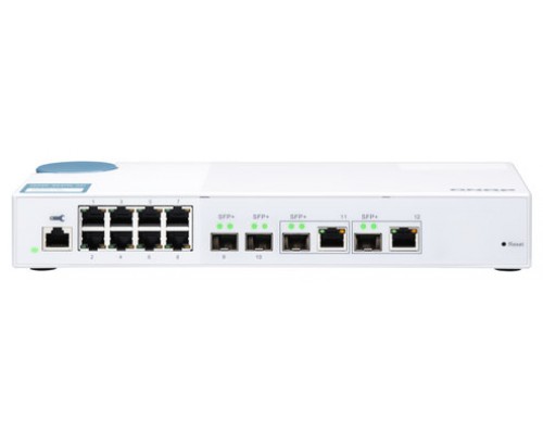 QNAP QSW-M408-2C switch Gestionado L2 10G Ethernet (100/1000/10000) Blanco