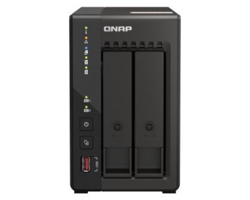 QNAP QVP-21C servidor de almacenamiento Torre Intel® Celeron® J6412 8 GB DDR4 0 TB QVR Pro Negro