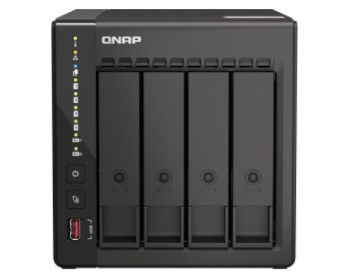 QNAP QVP-41C servidor de almacenamiento NAS Torre Intel® Celeron® J6412 8 GB DDR4 0 TB Negro