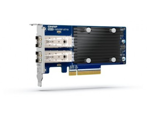 QNAP QXG-10G2SF-X710 adaptador y tarjeta de red Interno