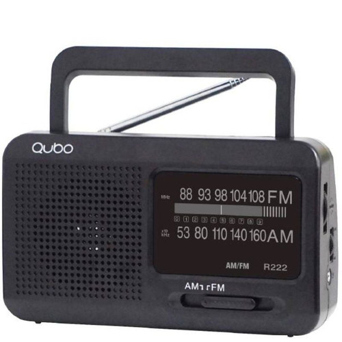 RADIO QUBO R-222 BK-DU3 RADIO QUBO R-222 BK