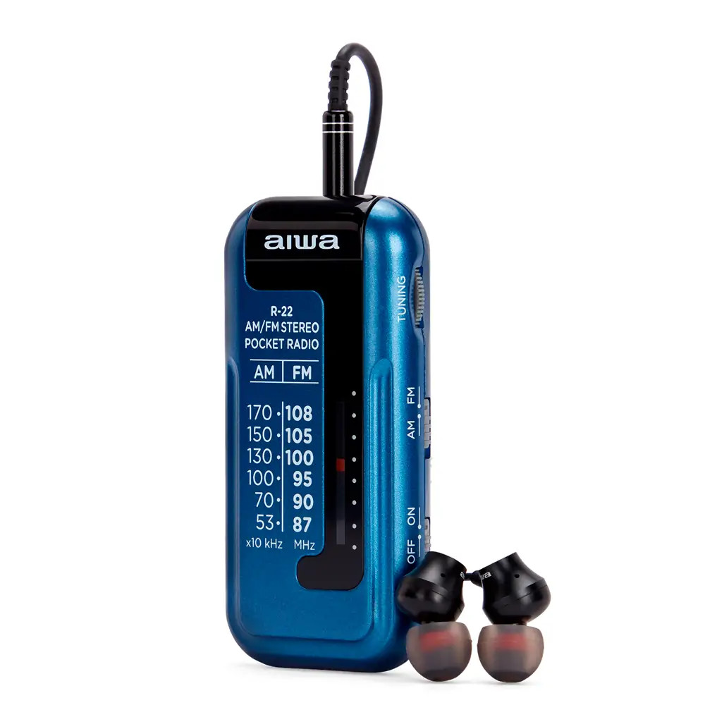 AIWA RS-22BL AZUL / RADIO PORTÁTIL-M04 AIWA RS-22BL AZUL / RADIO PORTÁTIL