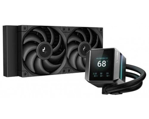 REFRIGERADOR LIQUIDO CPU DEEPCOOL MYSTIQUE 240 DISPLAY