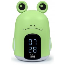 BIGBEN KIDS ALARM CLOCK WITH NIGHT LIGHT WITH THREE GREEN FROG SOUNDS RKIDSFROG