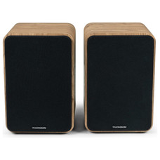 THOMSON HIFI BOOKSHELF SPEAKERS COSY 100W BT 5.0 RCA COMMAND WOOD/BLACK WS602DUO-RO15 THOMSON HIFI BOOKSHELF SPEAKERS COSY 100W BT 5.0 RCA COMMAND WOOD/BLACK WS602DUO