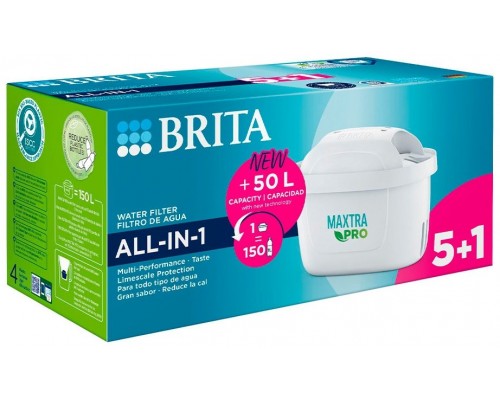 BRITA MAXTRA PRO ALL IN ONE REFILL JUG PACK 5+1