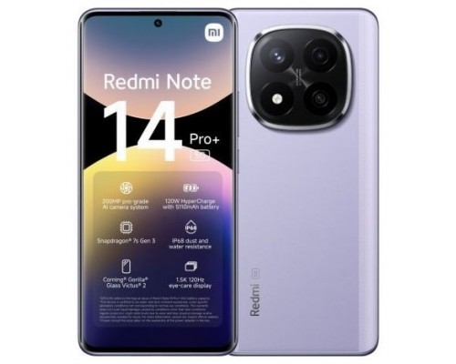 XIAOMI REDMI NOTE 14 PRO PLUS 12+512GB 5G LAVENDER PURPLE OEM