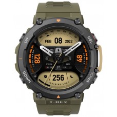 Amazfit T-Rex 2 3,53 cm (1.39") AMOLED 47 mm Digital 454 x 454 Pixeles Pantalla táctil Negro, Verde GPS (satélite)