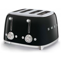 SMEG TOASTER 4X4 50´STYLE BLACK TSF03BLEU