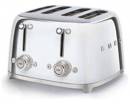 SMEG TOASTER 4X4 50´STYLE CHROME TSF03SSEU