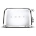 SMEG TOASTER 4X4 50´STYLE CHROME TSF03SSEU