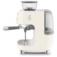 SMEG ESPRESSO MACHINE 50"STYLE WITH INTEGRATED GRINDER CREAM EGF03CREU