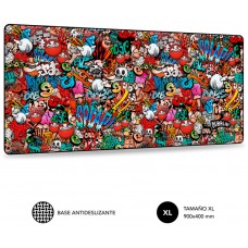 SUBBLIM MOUSE PAD GRAFFITI XL SUB-MP-01PUW02