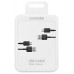 SAMSUNG PACK 2 USB TYPE C TO USB 1.5M CHARGING PLUS SYNC CABLES BLACK