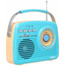 LAUSON RA142 AZUL CREMA / RADIO DESPERTADOR-M03 LAUSON RA142 AZUL CREMA / RADIO DESPERTADOR