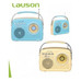 LAUSON RA142 AZUL CREMA / RADIO DESPERTADOR-M03 LAUSON RA142 AZUL CREMA / RADIO DESPERTADOR