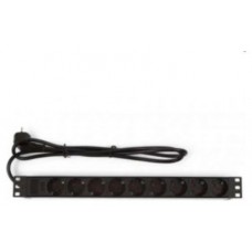 PDU TIPO REGLETA PEPEGREEN CON 9 TOMAS Y CABLE 2M