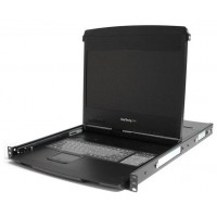 STARTECH CONSOLA CON RIEL DOBLE 1U LCD WS 17 RACK