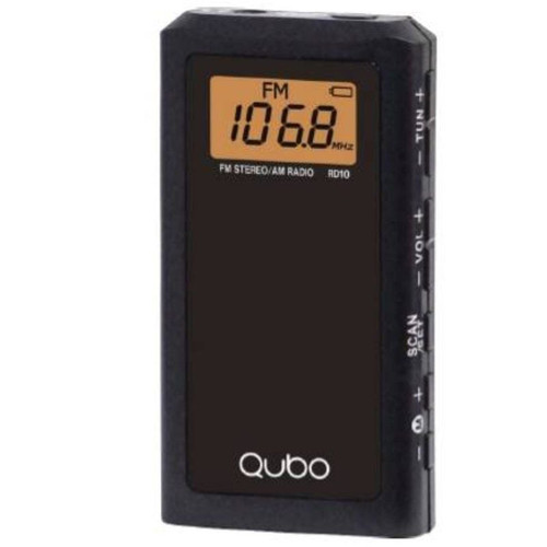 RADIO QUBO RD-10 BK-DU3 RADIO QUBO RD-10 BK