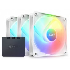 NZXT F120 Core RGB Carcasa del ordenador Ventilador 12 cm Blanco 3 pieza(s)