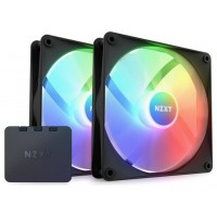 NZXT F140 RGB Core Carcasa del ordenador Ventilador 14 cm Negro 2 pieza(s)