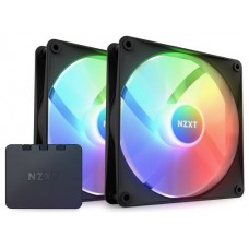 NZXT F140 RGB Core Carcasa del ordenador Ventilador 14 cm Negro 2 pieza(s)