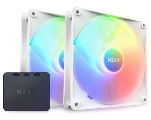 NZXT F140 RGB Core Carcasa del ordenador Ventilador 14 cm Blanco 2 pieza(s)