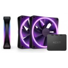 NZXT F120 RGB DUO Triple Pack Carcasa del ordenador Ventilador 12 cm Negro 3 pieza(s)