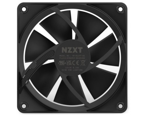 NZXT F120 RGB Carcasa del ordenador Ventilador 12 cm Negro 1 pieza(s)