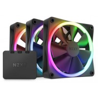 NZXT F120 RGB Triple Pack Carcasa del ordenador Ventilador 12 cm Negro 3 pieza(s)