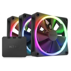 NZXT F120 RGB Triple Pack Carcasa del ordenador Ventilador 12 cm Negro 3 pieza(s)